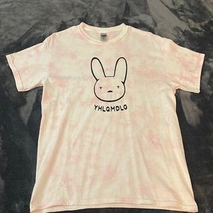 Bad Bunny Pink Tie Dyed T-Shirt (new)